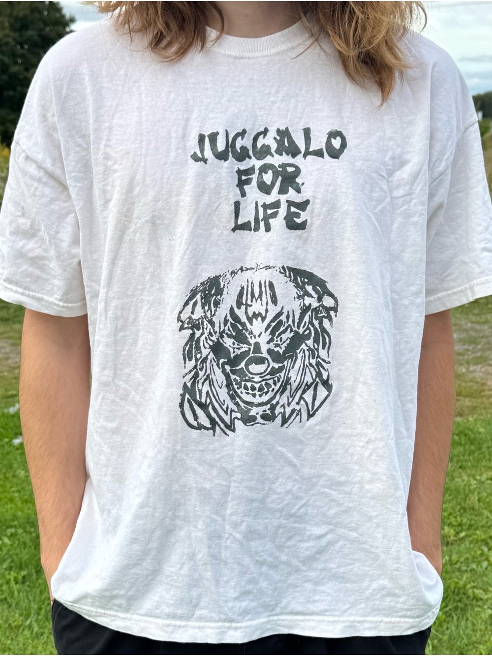 Vintage 90s Insane Clown Posse ICP Juggalo For Life T-Shirt Screen Stars XL
